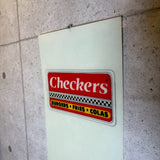 電話機サイド看板　【Checkers（チェッカーズ）】　サインボード
