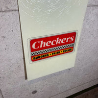 電話機サイド看板　【Checkers（チェッカーズ）】　サインボード