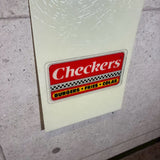 電話機サイド看板　【Checkers（チェッカーズ）】　サインボード