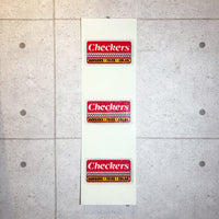 電話機サイド看板　【Checkers（チェッカーズ）】　サインボード