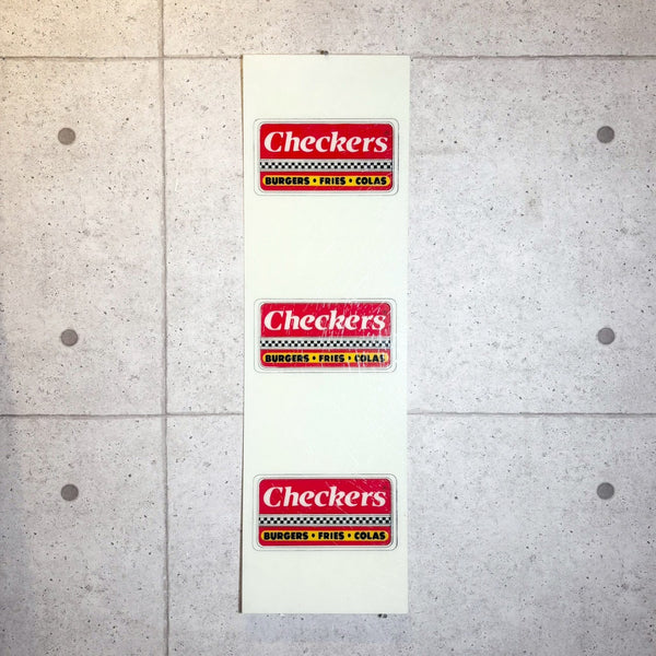 電話機サイド看板　【Checkers（チェッカーズ）】　サインボード