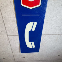 電話機サイド看板　【Chevron（シェブロン）】　サインボード