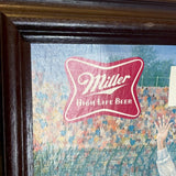 ヴィンテージポスター　【 ミラー・ハイライフ・ビール（Miller High Life） 】　額装