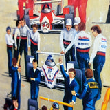 ヴィンテージポスター　【Miller American Racing】　額装