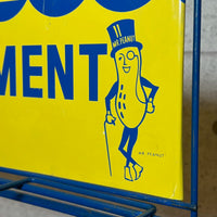 販促用ディスプレイラック　【Mr. Peanut】　ワイヤーラック　2wayタイプ