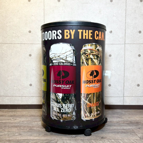 クーラーボックス【MOSSY OAK(モッシーオーク) “PURSUIT ENERGY”】店舗ディスプレイ キャスター付き ヴィンテージ