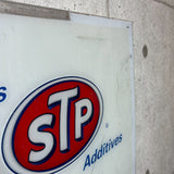 大型看板【STP “REG”】プラスチック ガソリンスタンド ガレージ ヴィンテージ