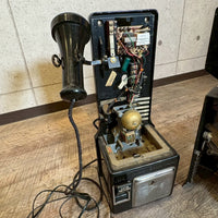 公衆電話【Automatic Electric Company】ブラック・ペイフォン 1930’s ディスプレイ ヴィンテージ