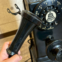 公衆電話【Automatic Electric Company】ブラック・ペイフォン 1930’s ディスプレイ ヴィンテージ
