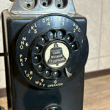 公衆電話【Automatic Electric Company】ブラック・ペイフォン 1930’s ディスプレイ ヴィンテージ