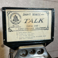 公衆電話【Automatic Electric Company】ブラック・ペイフォン 1930’s ディスプレイ ヴィンテージ