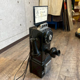 公衆電話【Automatic Electric Company】ブラック・ペイフォン 1930’s ディスプレイ ヴィンテージ