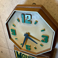 ウォールクロック【Mountain Dew(マウンテンデュー)】1960〜1970年代頃 壁掛け 電源コード式ヴィンテージ