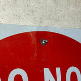 道路標識　【DO NOT ENTER】　ロードサイン　ヴィンテージ看板