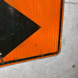 道路標識　【DETOUR(迂回)】　ロードサイン　ヴィンテージ看板