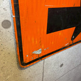 道路標識　【DETOUR(迂回)】　ロードサイン　ヴィンテージ看板