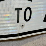 道路標識　【YIELD（道を譲る）】　ロードサイン　ヴィンテージ看板