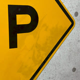 道路標識　【DIP（道路の凹み）】　ロードサイン　ヴィンテージ看板