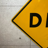 道路標識　【DIP（道路の凹み）】　ロードサイン　ヴィンテージ看板