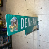 道路看板　【DENHAM DR】　ロードサイン　実物標識