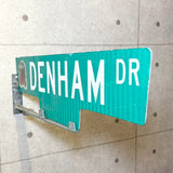 道路看板　【DENHAM DR】　ロードサイン　実物標識