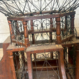 ヴィンテージ鳥籠　バードケージ　アンティークインテリア