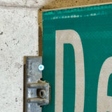 道路看板【De Lacey AVE OON】　ロードサイン　実物標識