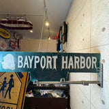 道路看板　【BAYPORT HARBOR】　ロードサイン　実物標識