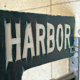 道路看板　【BAYPORT HARBOR】　ロードサイン　実物標識