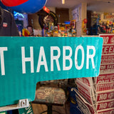 道路看板　【BAYPORT HARBOR】　ロードサイン　実物標識
