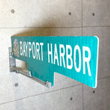 道路看板　【BAYPORT HARBOR】　ロードサイン　実物標識