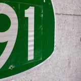 道路標識　【CALIFORNIA　91】　ロードサイン　ヴィンテージ看板