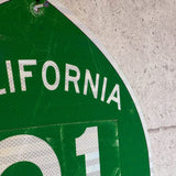 道路標識　【CALIFORNIA　91】　ロードサイン　ヴィンテージ看板