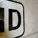 道路看板　【END】　ロードサイン　ヴィンテージ看板