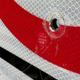 道路標識　【歩行者進入禁止】　ロードサイン　ヴィンテージ看板