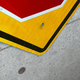 道路標識　【前方に一時停止あり】　ロードサイン　ヴィンテージ看板