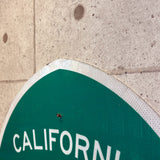 道路標識　【CALIFORNIA　163】　ロードサイン　ヴィンテージ看板