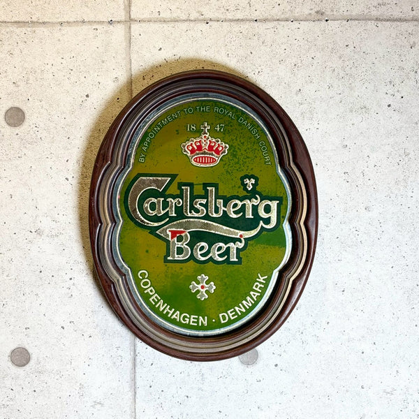 パブミラー　【Carlsberg（カールスバーグ）】　ヴィンテージミラー