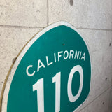 道路標識　【CALIFORNIA　110】　ロードサイン　ヴィンテージ看板