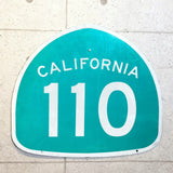 道路標識　【CALIFORNIA　110】　ロードサイン　ヴィンテージ看板