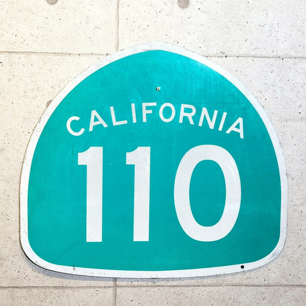 道路標識　【CALIFORNIA　110】　ロードサイン　ヴィンテージ看板