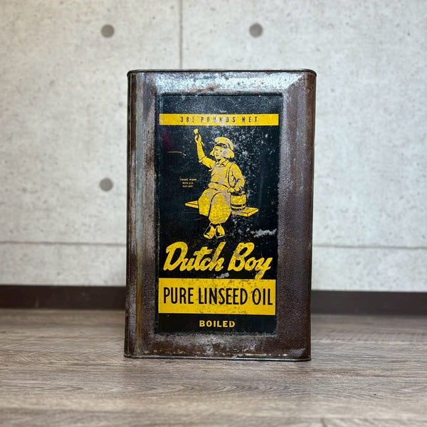 ヴィンテージオイル缶　【 Dutch Boy（ダッチボーイ） 】　一斗缶