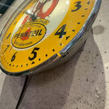 電飾クロック　【 Pennzoil（ペンゾイル） 】　ヴィンテージ時計　復刻版