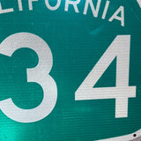 道路標識　【CALIFORNIA　134】　ロードサイン　ヴィンテージ看板