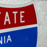 ハイウェイ看板　【インターステート605号線（I-605）】　ロードサイン　ヴィンテージ看板