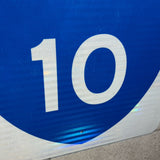 ハイウェイ看板　【 INTERSTATE 10（州間高速道路10号線）】　ロードサイン　ヴィンテージ看板