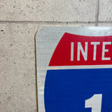 ハイウェイ看板　【 INTERSTATE 10（州間高速道路10号線）】　ロードサイン　ヴィンテージ看板