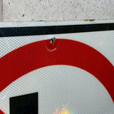 道路看板　【右折禁止】　ロードサイン　実物標識