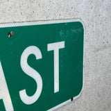 道路看板　【EAST】　ロードサイン　実物標識　小