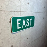 道路看板　【EAST】　ロードサイン　実物標識　小
